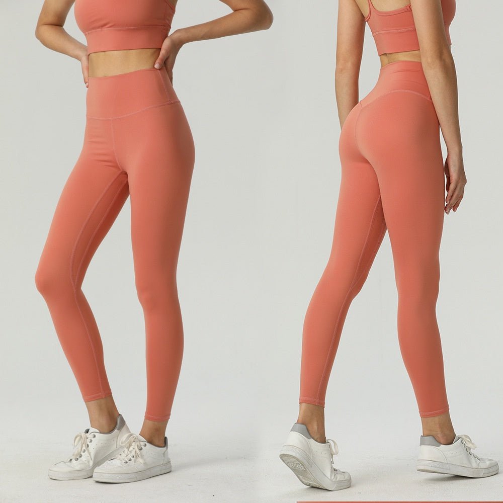 BODYCARVER 3XL Buttery Yoga Pants Women Ultra Elastic Sports Legging With Inside Pocket High Waist Yoga Trousers Soft Nude Feel Yoga Clothes - BodyCarver