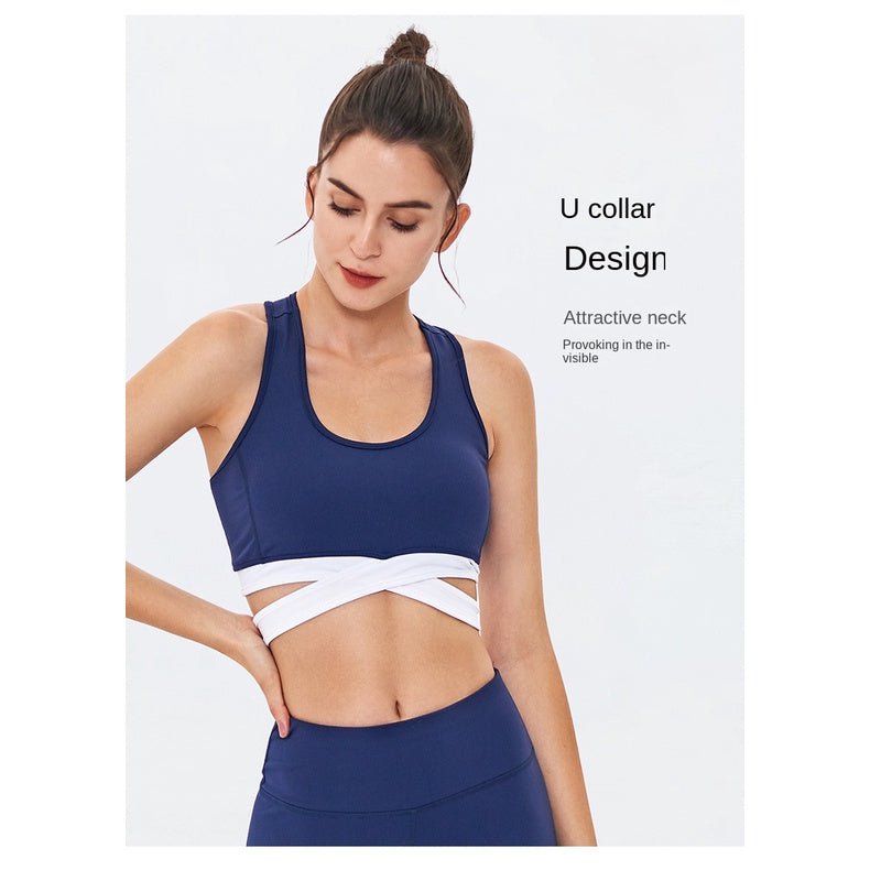 BODYCARVER BONDS Yoga Suit Women 2pcs Fitness Sports Outfit Shockproof Sports Bra Quick-Drying Lightweight Nude Feel Leggings Two-Piece Set - BodyCarver