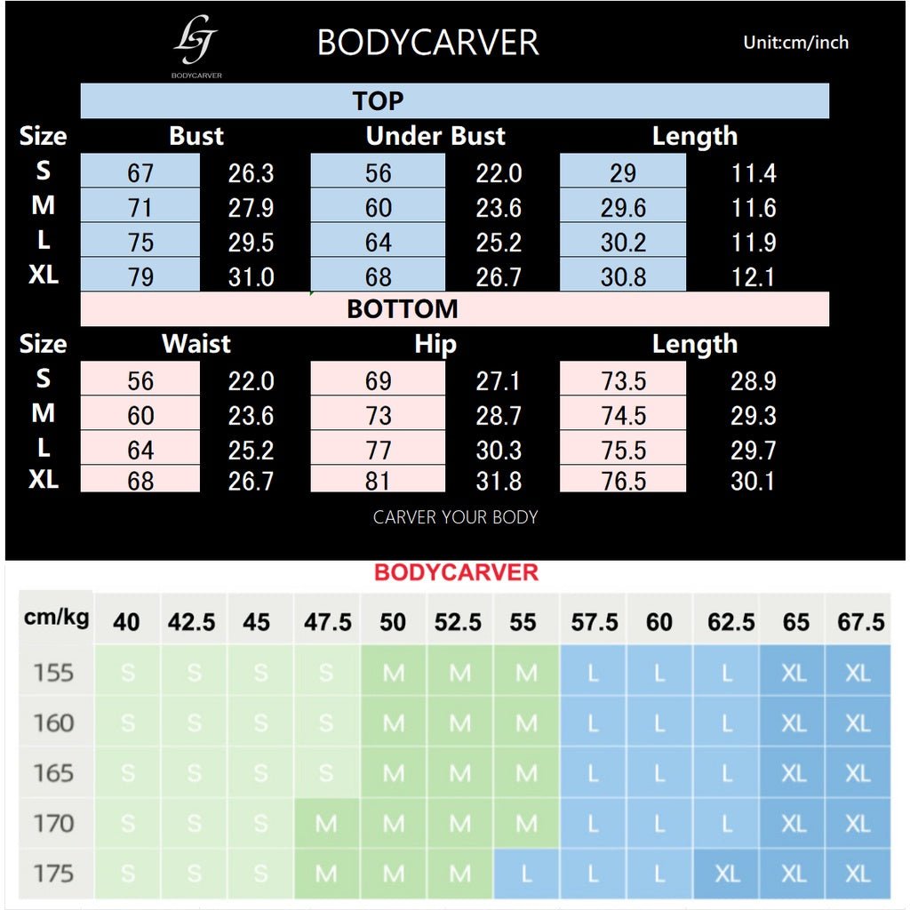 BODYCARVER BONDS Yoga Suit Women 2pcs Fitness Sports Outfit Shockproof Sports Bra Quick-Drying Lightweight Nude Feel Leggings Two-Piece Set - BodyCarver