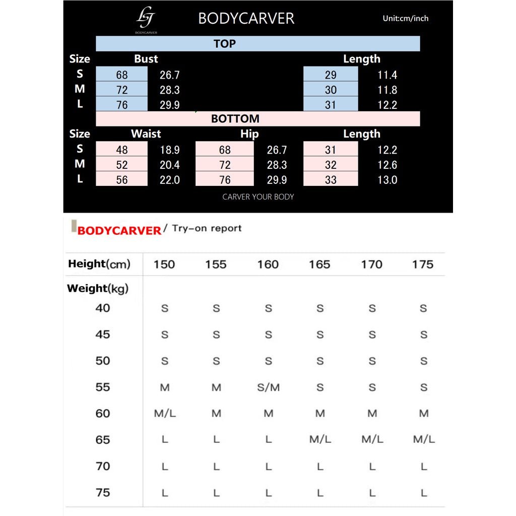 BODYCARVER Classic Sports Outfit Women 2pcs Cross Back Yoga Suit High Elastic Beauty Back Sports Bra Breathable Bike Shorts - BodyCarver
