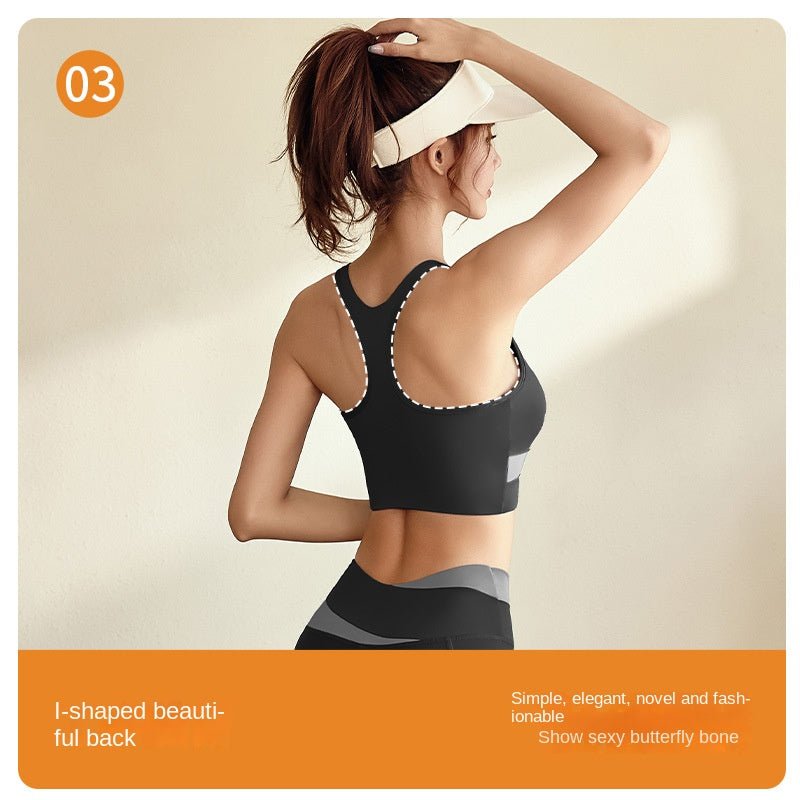 BODYCARVER CRASH Yoga Sports Outfit Women 2XL High Waist Belly Contracting 2pcs Yoga Suit Shockproof Sports Set Wear Women - BodyCarver