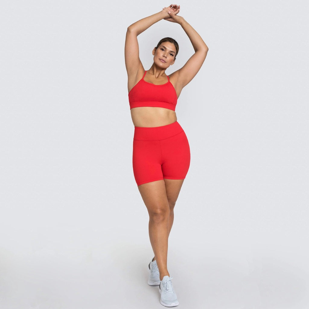 Workout Yoga Set Women Fitness Clothing Jogging Gym Clothes Beauty Back Sports Bra Running Bike Shorts WS021