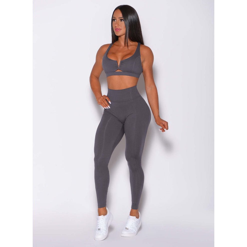 Double Cross Back Sportswear Set Women Activewear Suit Shockproof Sports Bra High Waist Legging Shaping Fitness Trousers Yoga Clothes - BodyCarver