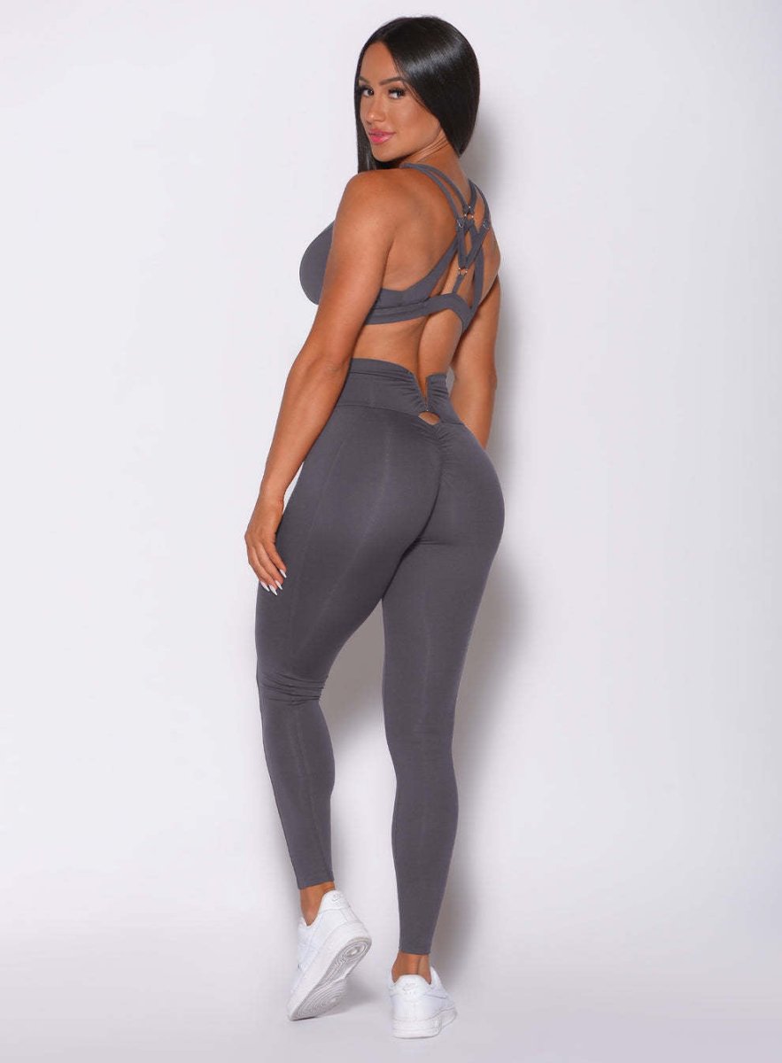 Double Cross Back Sportswear Set Women Activewear Suit Shockproof Sports Bra High Waist Legging Shaping Fitness Trousers Yoga Clothes - BodyCarver