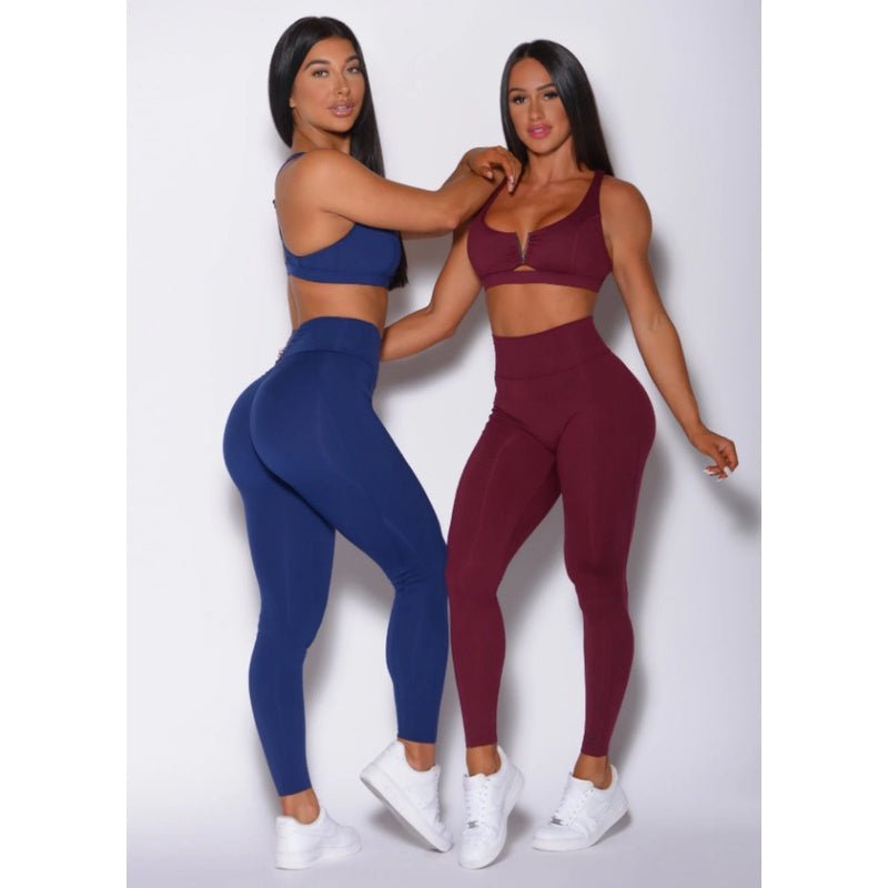 Double Cross Back Sportswear Set Women Activewear Suit Shockproof Sports Bra High Waist Legging Shaping Fitness Trousers Yoga Clothes - BodyCarver