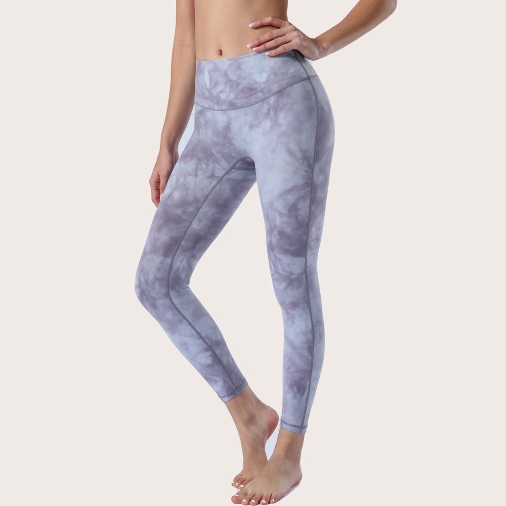 Ultra Buttery Yoga Pants Women TIE DYE High Waist Sports Training Legging High Elastic Fitness Outfit Legging Women - BodyCarver
