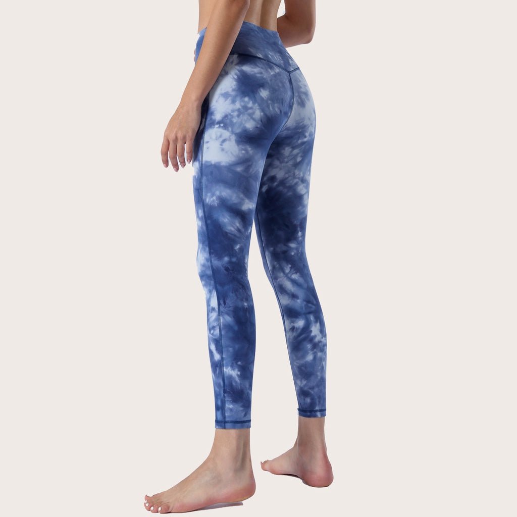 Ultra Buttery Yoga Pants Women TIE DYE High Waist Sports Training Legging High Elastic Fitness Outfit Legging Women - BodyCarver