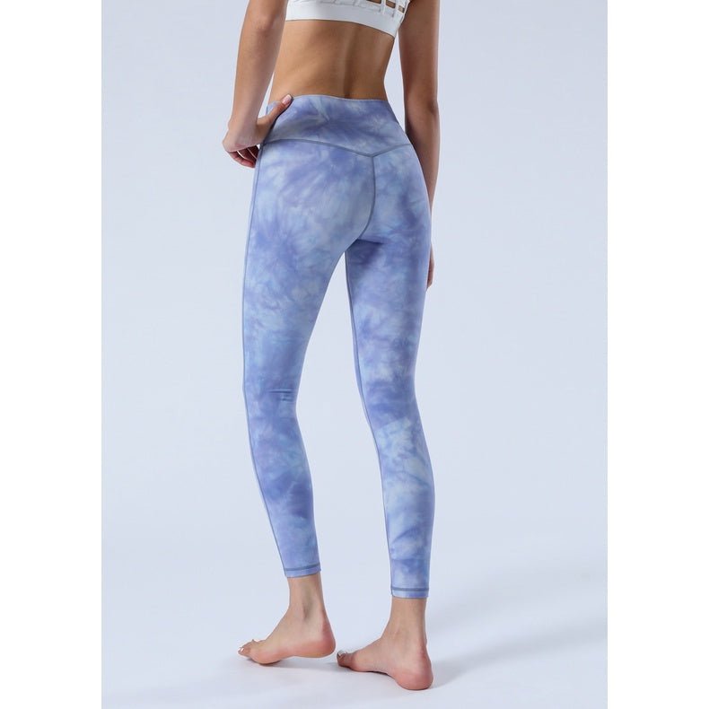 Ultra Buttery Yoga Pants Women TIE DYE High Waist Sports Training Legging High Elastic Fitness Outfit Legging Women - BodyCarver