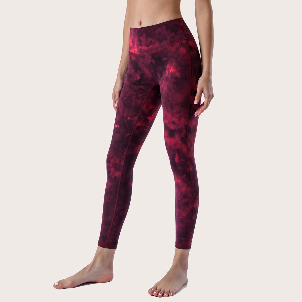 Ultra Buttery Yoga Pants Women TIE DYE High Waist Sports Training Legging High Elastic Fitness Outfit Legging Women - BodyCarver
