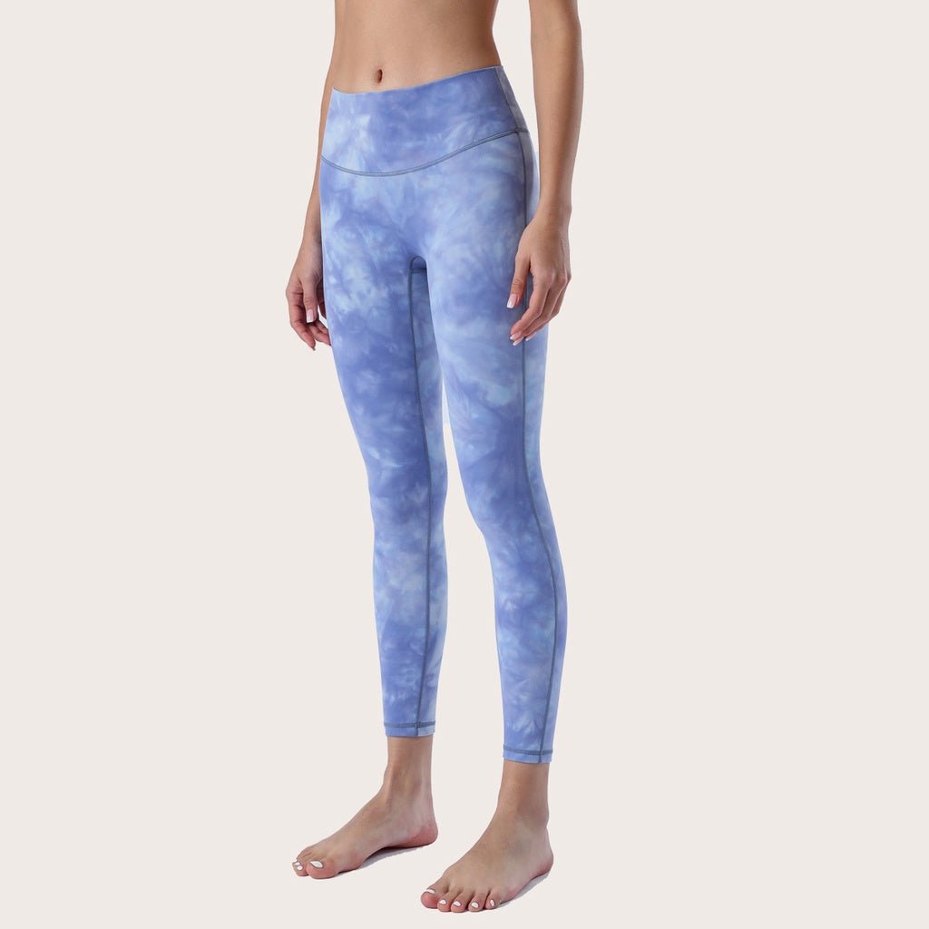Ultra Buttery Yoga Pants Women TIE DYE High Waist Sports Training Legging High Elastic Fitness Outfit Legging Women - BodyCarver