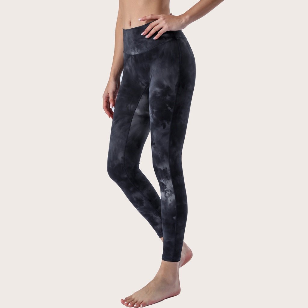 Ultra Buttery Yoga Pants Women TIE DYE High Waist Sports Training Legging High Elastic Fitness Outfit Legging Women - BodyCarver