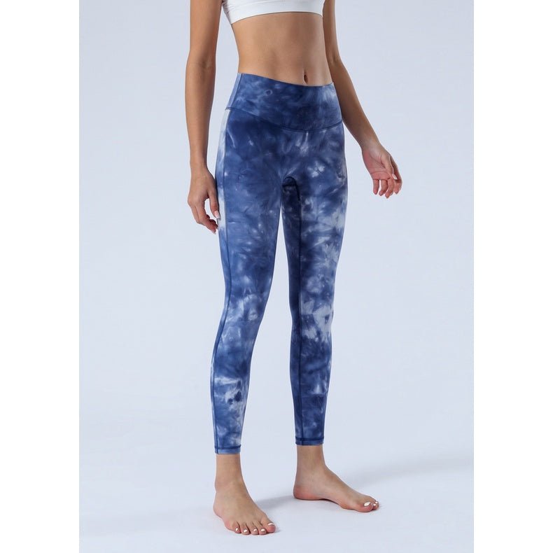 Ultra Buttery Yoga Pants Women TIE DYE High Waist Sports Training Legging High Elastic Fitness Outfit Legging Women - BodyCarver